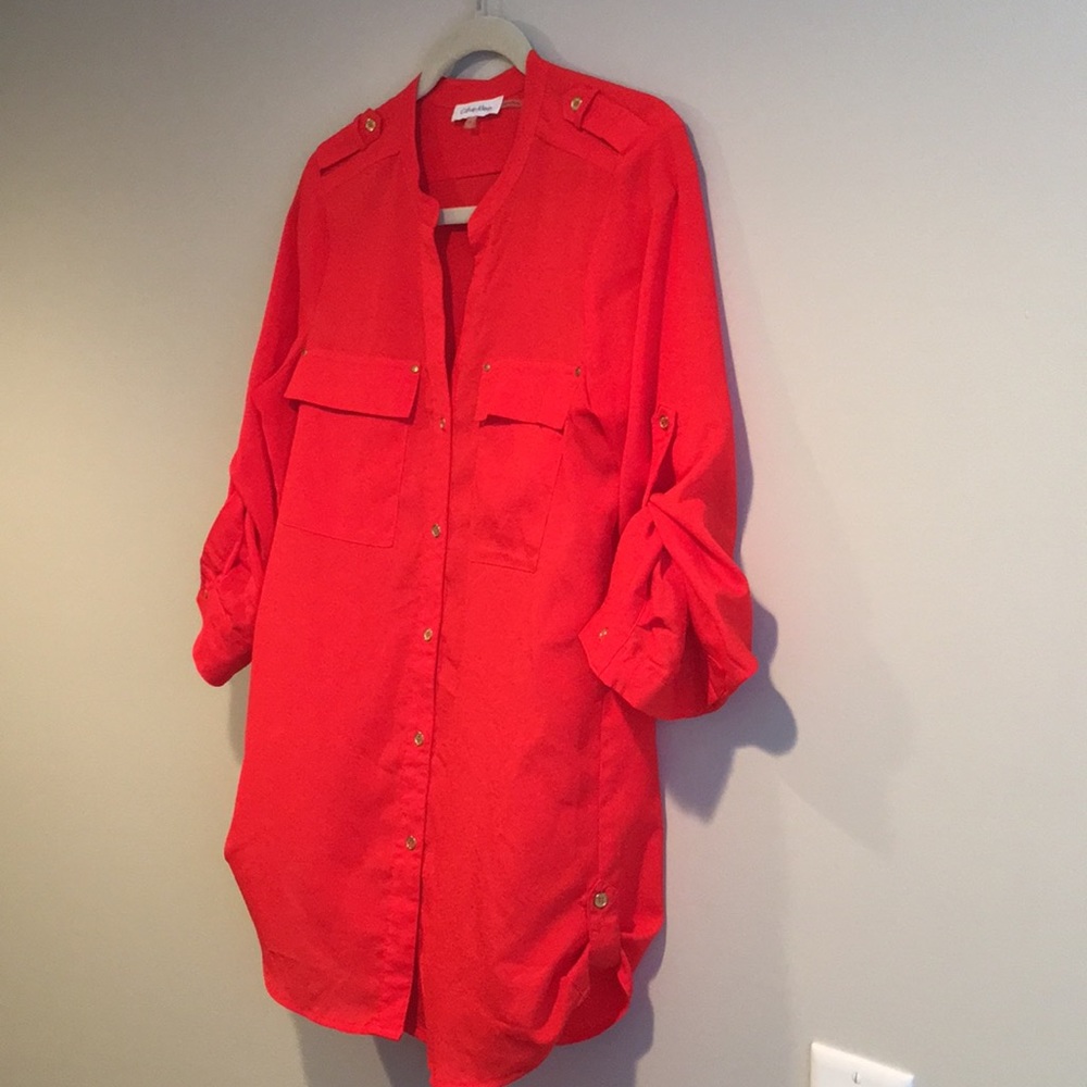 Calvin Klein long sleeve dress shirt - Picture 4 of 6